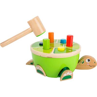 small foot wooden turtle knocking game, motor skills toy for children aged 12 months and up, 11221 small foot wooden turtle knocking game, motor skills toy for children aged 12 months and up, 11221
