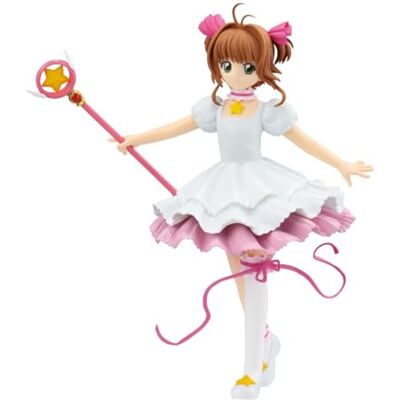 Banpresto Sakura Kinomoto Cardcaptor Sakura Card Actiefiguur, 20 cm, BP28964P, meerkleurig, verzamelfiguur, ideaal voor anime-fans Banpresto Sakura Kinomoto Cardcaptor Sakura Card Actiefiguur, 20 cm, BP28964P, meerkleurig, verzamelfiguur, ideaal voor anime-fans