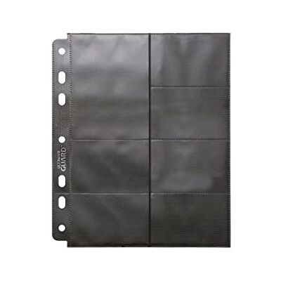 Ultimate Guard 14-Pocket Mini American Compact Pages (10 pagina's, standaard, zwart) Ultimate Guard 14-Pocket Mini American Compact Pages (10 pagina's, standaard, zwart)