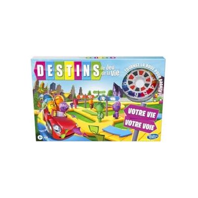 Hasbro Het spel van het leven, familiebordspel voor kinderen, vanaf 8 jaar (Franse versie) Hasbro Het spel van het leven, familiebordspel voor kinderen, vanaf 8 jaar (Franse versie)