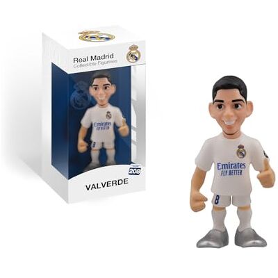 MINIX FIGURINES MN18420 Valverde-figuur, Real Madrid, collectie 12 cm, cadeau-idee voor kinderen en volwassenen, voetbalfans MINIX FIGURINES MN18420 Valverde-figuur, Real Madrid, collectie 12 cm, cadeau-idee voor kinderen en volwassenen, voetbalfans