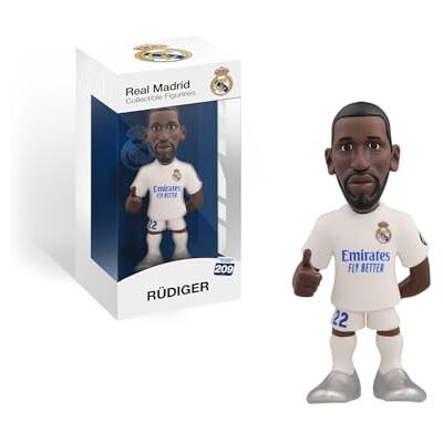 MINIX Collectible MN18437 Rudiger, Real Madrid, verzamelfiguur, 12 cm, cadeau-idee voor kinderen en volwassenen, voetbalfans MINIX Collectible MN18437 Rudiger, Real Madrid, verzamelfiguur, 12 cm, cadeau-idee voor kinderen en volwassenen, voetbalfans