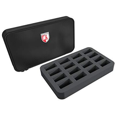 Feldherr MINI MINI MINUS halve maat 16 uitsparingen schuim etui Feldherr MINI MINI MINUS halve maat 16 uitsparingen schuim etui