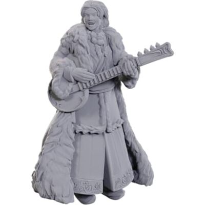 WizKids Dungeons & Dragons Nolzur's Marvelous Miniaturen Ansalon Human Bard Ongeverfde miniaturen Wave 23 WizKids Dungeons & Dragons Nolzur's Marvelous Miniaturen Ansalon Human Bard Ongeverfde miniaturen Wave 23