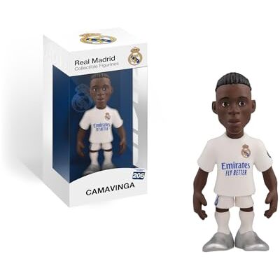 MINIX Collectible MN18390 Camavinga, Real Madrid, verzamelfiguren, 12 cm, cadeau-idee voor kinderen en volwassenen, voetbalfans Eduardo Camavinga-Real Madrid 12 cm MINIX Collectible MN18390 Camavinga, Real Madrid, verzamelfiguren, 12 cm, cadeau-idee voor kinderen en volwassenen, voetbalfans Eduardo Camavinga-Real Madrid 12 cm