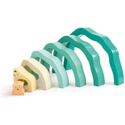 Hape Speelgoed voor baby's, stapelblokken, ijsbeer kinderen vanaf 2 jaar 7 stuks verschillende kleuren om te stapelen voor fijne motoriek, kleurherkenning en vormen Hape Speelgoed voor baby's, stapelblokken, ijsbeer kinderen vanaf 2 jaar 7 stuks verschillende kleuren om te stapelen voor fijne motoriek, kleurherkenning en vormen