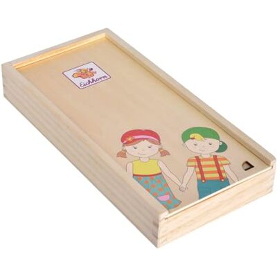Eichhorn Lichaamspuzzel, ontdek het lichaam met 18 verschillende puzzelstukjes, met houten opbergdoos, 24 x 12 cm, van 100% FSC-gecertificeerd hout, vanaf 2 jaar Eichhorn Lichaamspuzzel, ontdek het lichaam met 18 verschillende puzzelstukjes, met houten opbergdoos, 24 x 12 cm, van 100% FSC-gecertificeerd hout, vanaf 2 jaar