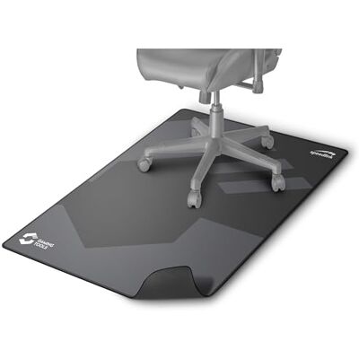 Speedlink GROUNID vloerbescherming, speelstoelonderlegger, antislip, 120 x 100 x 0,2 cm, zwart Speedlink GROUNID vloerbescherming, speelstoelonderlegger, antislip, 120 x 100 x 0,2 cm, zwart