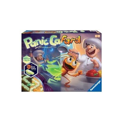 Ravensburger -Panic Cafard-10e verjaardag, fosforescerend, gezelschapsspel voor kinderen en ouders, grappig snelheidsspel, vanaf 5 jaar, gemengd-20973-Franse versie Ravensburger -Panic Cafard-10e verjaardag, fosforescerend, gezelschapsspel voor kinderen en ouders, grappig snelheidsspel, vanaf 5 jaar, gemengd-20973-Franse versie