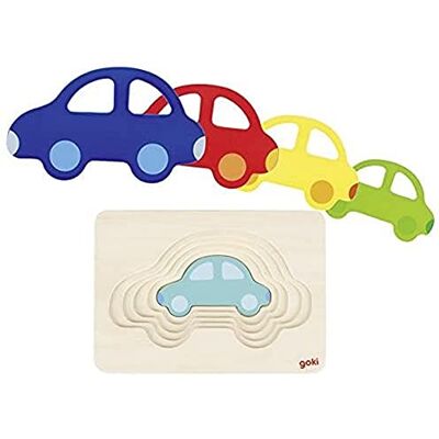 Goki Schichtenpuzzel auto Goki Schichtenpuzzel auto