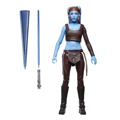 Star Wars De zwarte serie Aayla Secura, Revenge of the Sith 20-jarig jubileum verzamelfiguur Star Wars De zwarte serie Aayla Secura, Revenge of the Sith 20-jarig jubileum verzamelfiguur