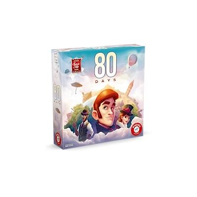 Piatnik 80 dagen: op de Spuren van Phileas Fogg, in 80 dagen om de wereld. Veel spannende avonturen bestaan en tegelijkertijd snel vooruit. Piatnik 80 dagen: op de Spuren van Phileas Fogg, in 80 dagen om de wereld. Veel spannende avonturen bestaan en tegelijkertijd snel vooruit.