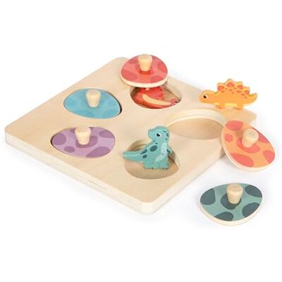 small foot Puzzel- en memoset "dinosaurus" gemaakt van FSC® 100% gecertificeerd hout, memo met 6 puzzelstukken, vanaf 12 maanden, 12649 small foot Puzzel- en memoset "dinosaurus" gemaakt van FSC® 100% gecertificeerd hout, memo met 6 puzzelstukken, vanaf 12 maanden, 12649