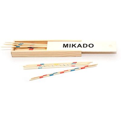 Jeujura 64223- Bordspellen-Mikado van hout 18 cm houten pen Jeujura 64223- Bordspellen-Mikado van hout 18 cm houten pen