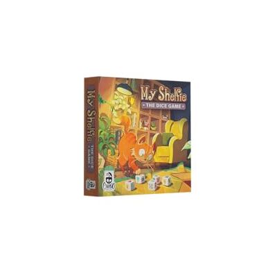Cranio Creations My Shelfie The Dice Game, de vereenvoudigde versie met dobbelstenen van het beroemde reorganisatiespel, editie in Italiaanse taal Cranio Creations My Shelfie The Dice Game, de vereenvoudigde versie met dobbelstenen van het beroemde reorganisatiespel, editie in Italiaanse taal