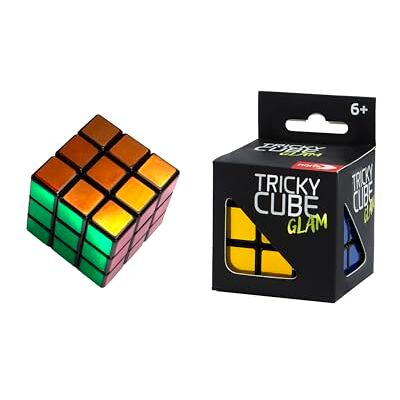 noris 606132065 Tricky Cube Glam, de klassieker ter bevordering van het ruimtelijk denken, voor kinderen vanaf 6 jaar, metallic noris 606132065 Tricky Cube Glam, de klassieker ter bevordering van het ruimtelijk denken, voor kinderen vanaf 6 jaar, metallic