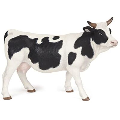 Papo Zwarte en witte koe LA Vie A LA Farm Dierenfiguur, 51148, meerkleurig Papo Zwarte en witte koe LA Vie A LA Farm Dierenfiguur, 51148, meerkleurig