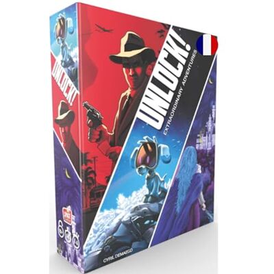 Asmodee Unlock 11 Extraordinary Adventures Franse versie Voor 1 tot 6 spelers 10 jaar en ouder Asmodee Unlock 11 Extraordinary Adventures Franse versie Voor 1 tot 6 spelers 10 jaar en ouder