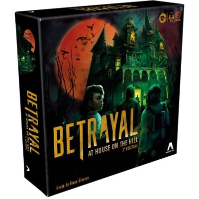 Avalon Hill Spel Betrayal at House on The Hill, meerkleurig, één maat Avalon Hill Spel Betrayal at House on The Hill, meerkleurig, één maat