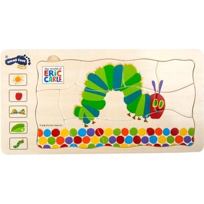 small foot 10431 puzzel "de rups die gaten maakt" van hout, 5 lagen met verschillende motieven, vanaf 3 jaar small foot 10431 puzzel "de rups die gaten maakt" van hout, 5 lagen met verschillende motieven, vanaf 3 jaar