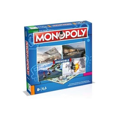 Winning Moves Monopoly Grenoble in het Frans – bordspel 8+ – gezelschapsspel voor 2 tot 6 spelers – familiespellen in het Frans Winning Moves Monopoly Grenoble in het Frans – bordspel 8+ – gezelschapsspel voor 2 tot 6 spelers – familiespellen in het Frans