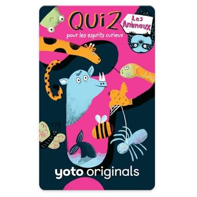 YOTO Originals Quiz voor de nieuwsgierige geesten: dieren, educatief audioboek voor kinderen om te luisteren op verhalenverteller nachtlampje verhaaldoos speler en mini, eerste documentaires 5 tot YOTO Originals Quiz voor de nieuwsgierige geesten: dieren, educatief audioboek voor kinderen om te luisteren op verhalenverteller nachtlampje verhaaldoos speler en mini, eerste documentaires 5 tot