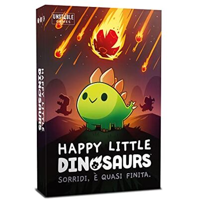 Asmodee Happy Little Dinosaurs, tafelspel, 2-4 spelers, 8+ jaar, editie in het Italiaans Asmodee Happy Little Dinosaurs, tafelspel, 2-4 spelers, 8+ jaar, editie in het Italiaans