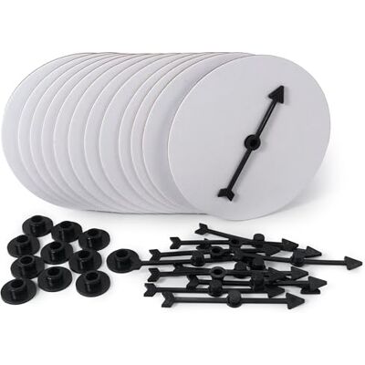 Apostrophe Games Arrow Spinners bordspel, 12 stuks reserveonderdelen voor doe-het-zelf Bevat 12 soepel draaiende pijlspinners voor gepersonaliseerde games, handwerk en educatieve projecten Apostrophe Games Arrow Spinners bordspel, 12 stuks reserveonderdelen voor doe-het-zelf Bevat 12 soepel draaiende pijlspinners voor gepersonaliseerde games, handwerk en educatieve projecten