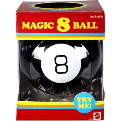 Mattel Magic 8 Ball Retro Edition Waarzeggerij Fortuin Telling Alle leeftijden 1 Magic 8 Ball Toy Mattel Magic 8 Ball Retro Edition Waarzeggerij Fortuin Telling Alle leeftijden 1 Magic 8 Ball Toy