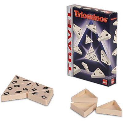 Goliath Triominos Travel (rechthoekige doos) – familiespel – 60622.212, rechthoekige reisdoos Goliath Triominos Travel (rechthoekige doos) – familiespel – 60622.212, rechthoekige reisdoos