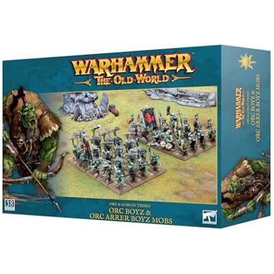 Games Workshop Warhammer The Old World Orc and Goblin Stam: Orc Boyz & Orc Arrer Boyz Mobs Games Workshop Warhammer The Old World Orc and Goblin Stam: Orc Boyz & Orc Arrer Boyz Mobs