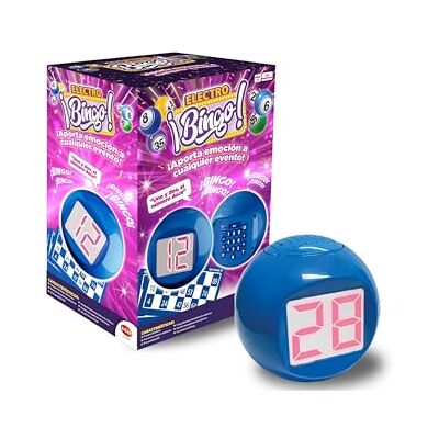 Bizak Electrobingo 61832162 Elektronische bingo met zijn familiespel om met vrienden te spelen, kinderspeelcadeau, jongens en meisjes vanaf 4 jaar Bizak Electrobingo 61832162 Elektronische bingo met zijn familiespel om met vrienden te spelen, kinderspeelcadeau, jongens en meisjes vanaf 4 jaar