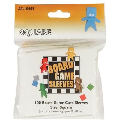 Asmodee Arcane Tinmen Verpakking met 100 kaarthoezen Vierkant formaat 69 x 69 mm Accessoires voor verzamelkaarten Asmodee Arcane Tinmen Verpakking met 100 kaarthoezen Vierkant formaat 69 x 69 mm Accessoires voor verzamelkaarten