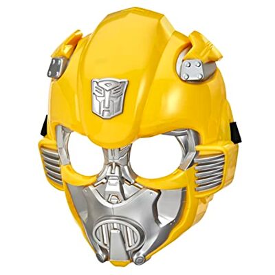 Transformers : Rise of the Beasts, Bumblebee verkleedmasker, 25 cm, geïnspireerd op de film, vanaf 5 jaar Transformers : Rise of the Beasts, Bumblebee verkleedmasker, 25 cm, geïnspireerd op de film, vanaf 5 jaar