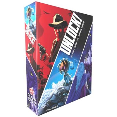 Asmodee Space Cowboys Unlock 11! Extraordinary Adventures kaartspel vanaf 10 jaar 1 tot 6 spelers speeltijd van 60 minuten Asmodee Space Cowboys Unlock 11! Extraordinary Adventures kaartspel vanaf 10 jaar 1 tot 6 spelers speeltijd van 60 minuten