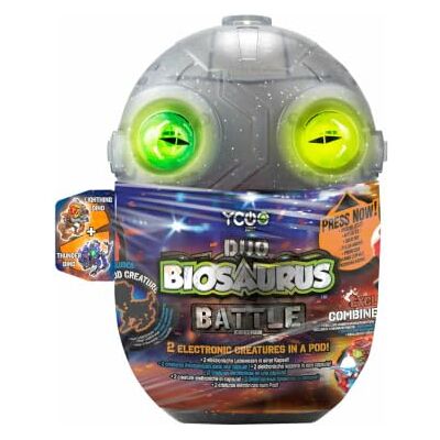 Bizak Biosaurus Battle Pack dubbel, ontdek en bouw de elektronische wezens binnenin, 20-24 stuks inbegrepen, 4 modellen om te verzamelen (62008129) Bizak Biosaurus Battle Pack dubbel, ontdek en bouw de elektronische wezens binnenin, 20-24 stuks inbegrepen, 4 modellen om te verzamelen (62008129)