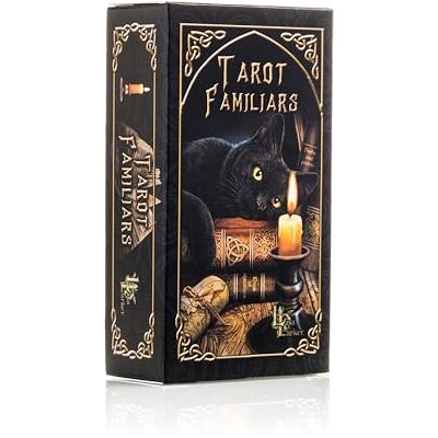 Fournier 1037134,Lisa Parker Tarot Familiar Cards,Multi-kleuren Fournier 1037134,Lisa Parker Tarot Familiar Cards,Multi-kleuren