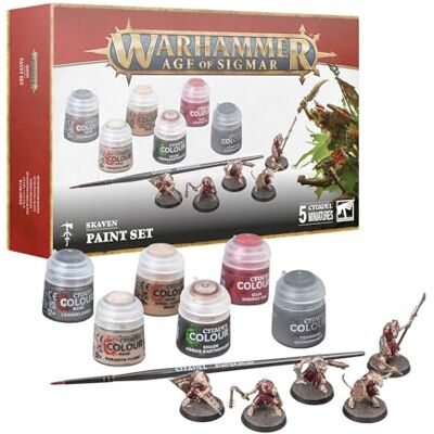 Games Workshop Warhammer Age of Sigmar Skaven + schilderset (3e editie 2024) Games Workshop Warhammer Age of Sigmar Skaven + schilderset (3e editie 2024)