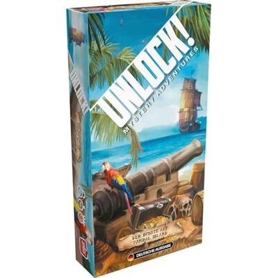 Space Cowboys Asmodee Unlock! – De schat op Tonipal Island Familiespel Puzzelspel 1-6 spelers Vanaf 10+ jaar 60+ minuten Duits Space Cowboys Asmodee Unlock! – De schat op Tonipal Island Familiespel Puzzelspel 1-6 spelers Vanaf 10+ jaar 60+ minuten Duits