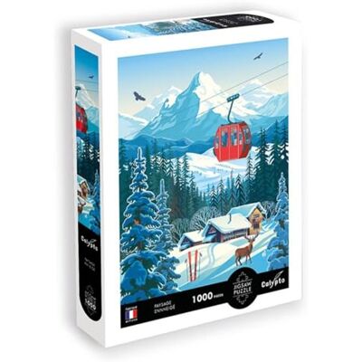 Sentosphère Sentosphere Calypto 3907201 Winterlandschapspuzzel, 1000 stukjes, zacht gevoel, wintermotief met fluweelachtig oppervlak, voor volwassenen en kinderen vanaf 9 jaar, nieuwe editie Sentosphère Sentosphere Calypto 3907201 Winterlandschapspuzzel, 1000 stukjes, zacht gevoel, wintermotief met fluweelachtig oppervlak, voor volwassenen en kinderen vanaf 9 jaar, nieuwe editie