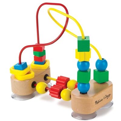 Melissa & Doug Eerste kralendoolhof, ontwikkelingsspeelgoed, vroege leerspellen, educatief speelgoed van hout, cadeau voor jongens en meisjes van 3, 4, 5, 6 jaar Melissa & Doug Eerste kralendoolhof, ontwikkelingsspeelgoed, vroege leerspellen, educatief speelgoed van hout, cadeau voor jongens en meisjes van 3, 4, 5, 6 jaar
