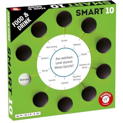 Piatnik Smart 10 Erweiterung 1 Food & Drink: 100 neue Fragen 1000 Antwortmöglichkeiten Piatnik Smart 10 Erweiterung 1 Food & Drink: 100 neue Fragen 1000 Antwortmöglichkeiten