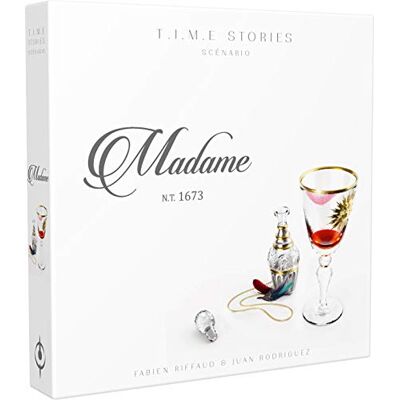 Asmodee Space Cowboys T.I.M.E Stories Madame scenario gezelschapsspel vanaf 12 jaar 2-4 spelers 1 tot 3 uur Asmodee Space Cowboys T.I.M.E Stories Madame scenario gezelschapsspel vanaf 12 jaar 2-4 spelers 1 tot 3 uur