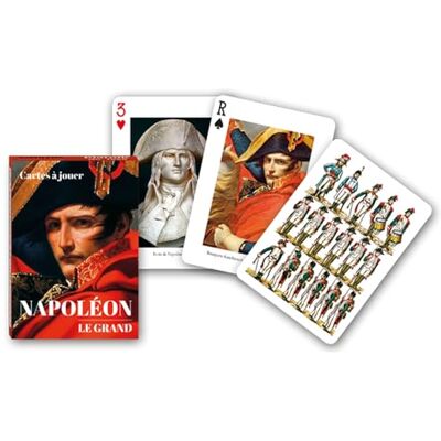 Piatnik Thematisch kaartspel Napoleon kaartspel 55 kaarten op Napoleon -1668 Piatnik Thematisch kaartspel Napoleon kaartspel 55 kaarten op Napoleon -1668