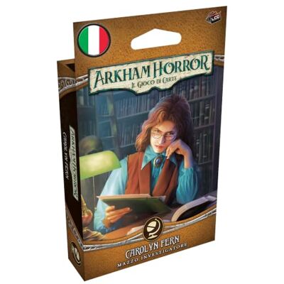 Asmodee – Arkham Horror: het kaartspel: Carolyn Fern – detector, kaartspel, 14+ jaar, 1-4 spelers, 60-120 min, editie in het Italiaans Asmodee – Arkham Horror: het kaartspel: Carolyn Fern – detector, kaartspel, 14+ jaar, 1-4 spelers, 60-120 min, editie in het Italiaans