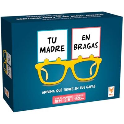 Topi Games Votre mère en culottes, jeu de société, à partir de 10 ans, de 2 à 6 joueurs, 25 minutes par partie, espagnol Topi Games Votre mère en culottes, jeu de société, à partir de 10 ans, de 2 à 6 joueurs, 25 minutes par partie, espagnol