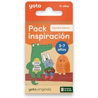 YOTO Inspiratiepakket 3-7 jaar 6 kaarten met audioverhalen voor kinderen in het Spaans zonder schermen Leren verhalen en interactieve quizzen Compatibel met Leeftijd 3 + YOTO Inspiratiepakket 3-7 jaar 6 kaarten met audioverhalen voor kinderen in het Spaans zonder schermen Leren verhalen en interactieve quizzen Compatibel met Leeftijd 3 +
