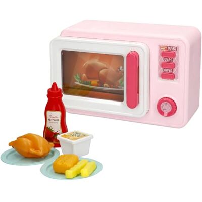 COLORBABY 39035 My Home speelmagnetron, licht en geluid, afmetingen 20 x 9 x 13 cm, met accessoires, symbolisch speelgoed, keukenspel, spelletjes voor jongens en meisjes, cadeaus voor kinderen vanaf COLORBABY 39035 My Home speelmagnetron, licht en geluid, afmetingen 20 x 9 x 13 cm, met accessoires, symbolisch speelgoed, keukenspel, spelletjes voor jongens en meisjes, cadeaus voor kinderen vanaf