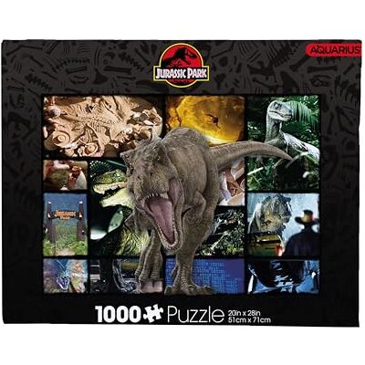 AQUARIUS Jurassic World Collage puzzel (puzzel van 1000 stuks) Jurassic World Officieel gelicentieerde goederen en verzamelobjecten niet-reflecterend nauwkeurige pasvorm, 55,9 x 71,1 cm AQUARIUS Jurassic World Collage puzzel (puzzel van 1000 stuks) Jurassic World Officieel gelicentieerde goederen en verzamelobjecten niet-reflecterend nauwkeurige pasvorm, 55,9 x 71,1 cm