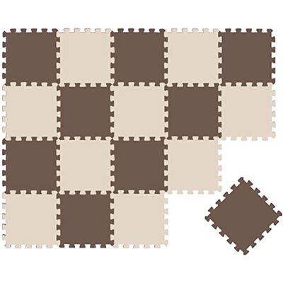 LittleTom 18-delige vloermat voor baby's vanaf de eerste maand – 30 x 30 tegels van EVA-schuim – zacht speeloppervlak om te ontwaken – vierkante antislip puzzel – bekleding voor de kinderkamer LittleTom 18-delige vloermat voor baby's vanaf de eerste maand – 30 x 30 tegels van EVA-schuim – zacht speeloppervlak om te ontwaken – vierkante antislip puzzel – bekleding voor de kinderkamer